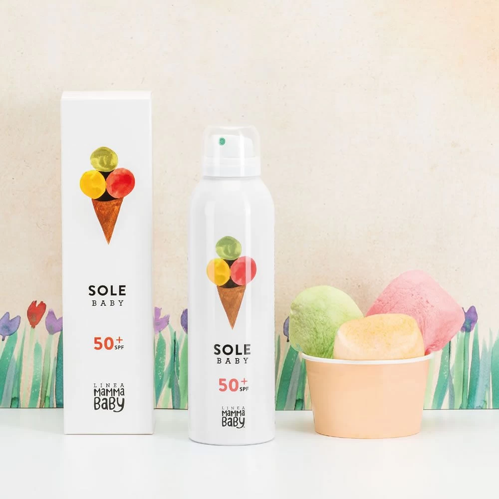 Crema Solare Spf50 Linea Mamma Baby 2 Crema Solare Spf50 Linea Mamma Baby - immagine 2