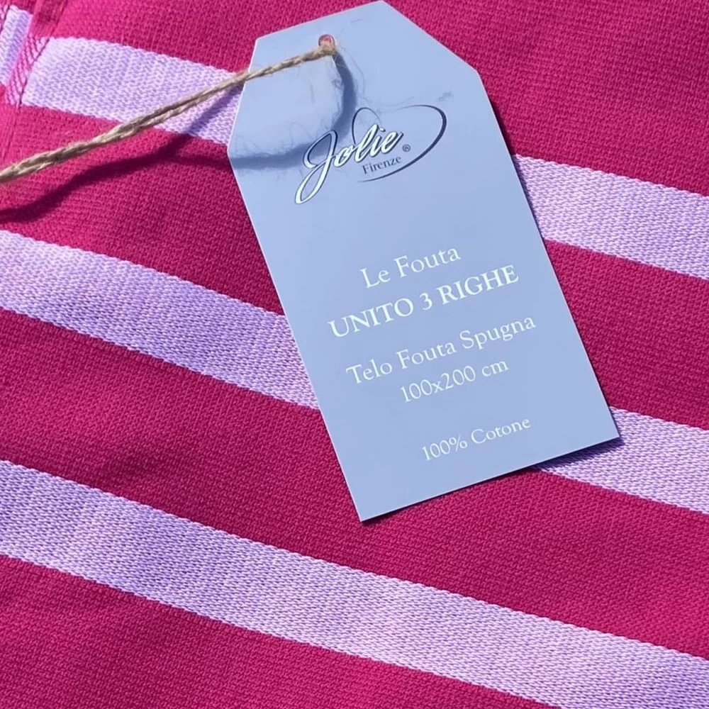 Telo Mare Fouta Unito 3 Righe Cavalieri 2 Telo Mare Fouta Unito 3 Righe Cavalieri - immagine 2