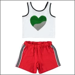 Completo Spalla Larga E Short 4w923 Ragazza Ido