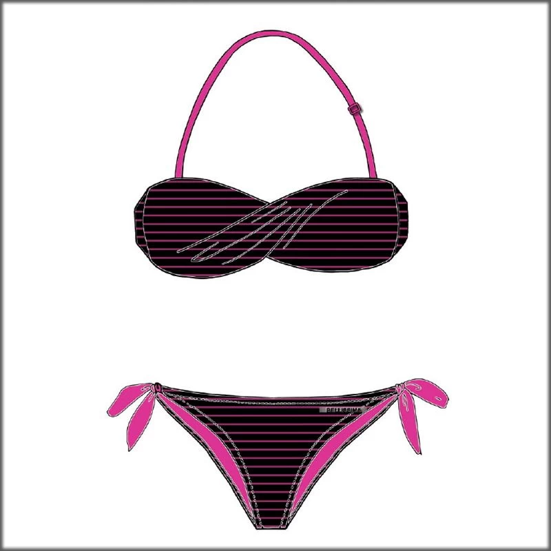 Due Pezzi Da Donna Fascia A Caramella Ocean City Bellissima 2 Due Pezzi Da Donna Fascia A Caramella Ocean City Bellissima - immagine 2