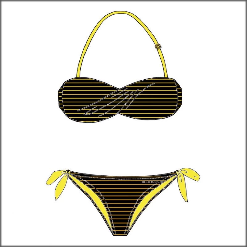 Due Pezzi Da Donna Fascia A Caramella Ocean City Bellissima 3 Due Pezzi Da Donna Fascia A Caramella Ocean City Bellissima - immagine 3