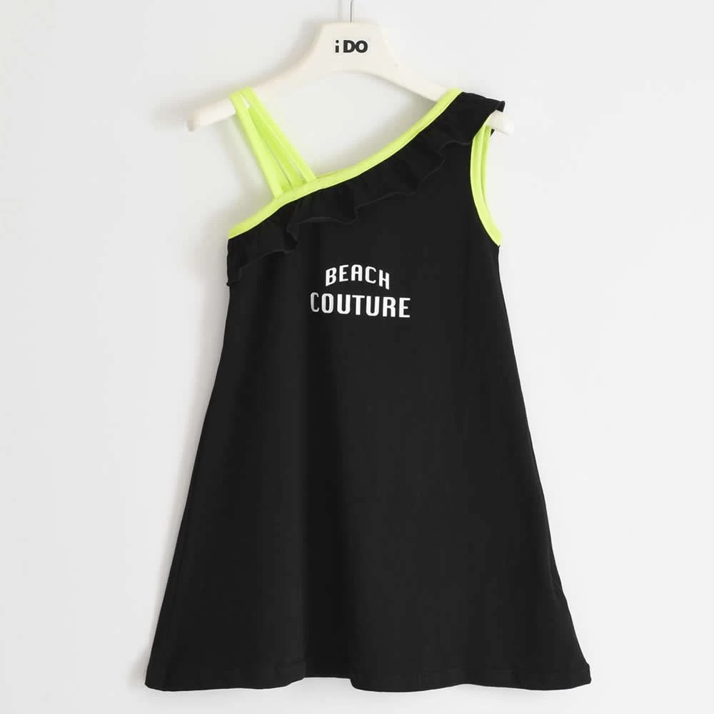 Abito Spalla Di Cotone Per Ragazza 4.2790 Beachwear Ido 1 Abito Spalla Di Cotone Per Ragazza 4.2790 Beachwear Ido