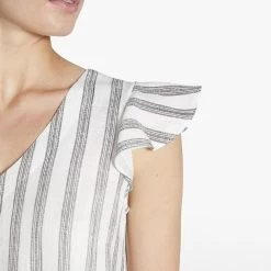 Abito Spalla Larga Rigato Linen 85821 Donna Ysabel Mora 5 Abito Spalla Larga Rigato Linen 85821 Donna Ysabel Mora -Triumph Italia 2025 2013917 2 4