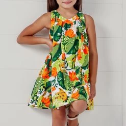 Vestito Spalla Larga In Cotone 3951 Bambina Mayoral