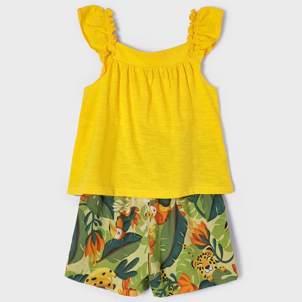 Completo Spallino E Short 3281 Bambina Mayoral 2 Completo Spallino E Short 3281 Bambina Mayoral - immagine 2