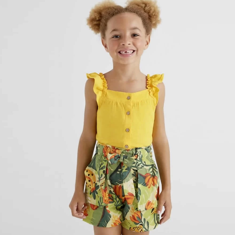 Completo Spallino E Short 3281 Bambina Mayoral 5 Completo Spallino E Short 3281 Bambina Mayoral - immagine 5