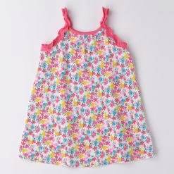 Abito Spallino Sottile Fantasia Floreale 4.6736 Bambina Ido