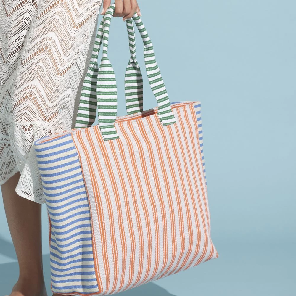 Borsa Rigata Chiusura Con Zip 957 Donna Noi Di Notte 2 Borsa Rigata Chiusura Con Zip 957 Donna Noi Di Notte - immagine 2