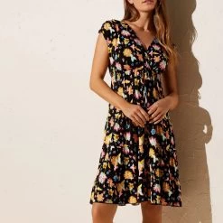 Abito Fluid Flowers 85930 Donna Ysabel Mora