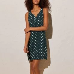 Abito Da Donna A Pois 85957 Spalla Larga Ysabel Mora