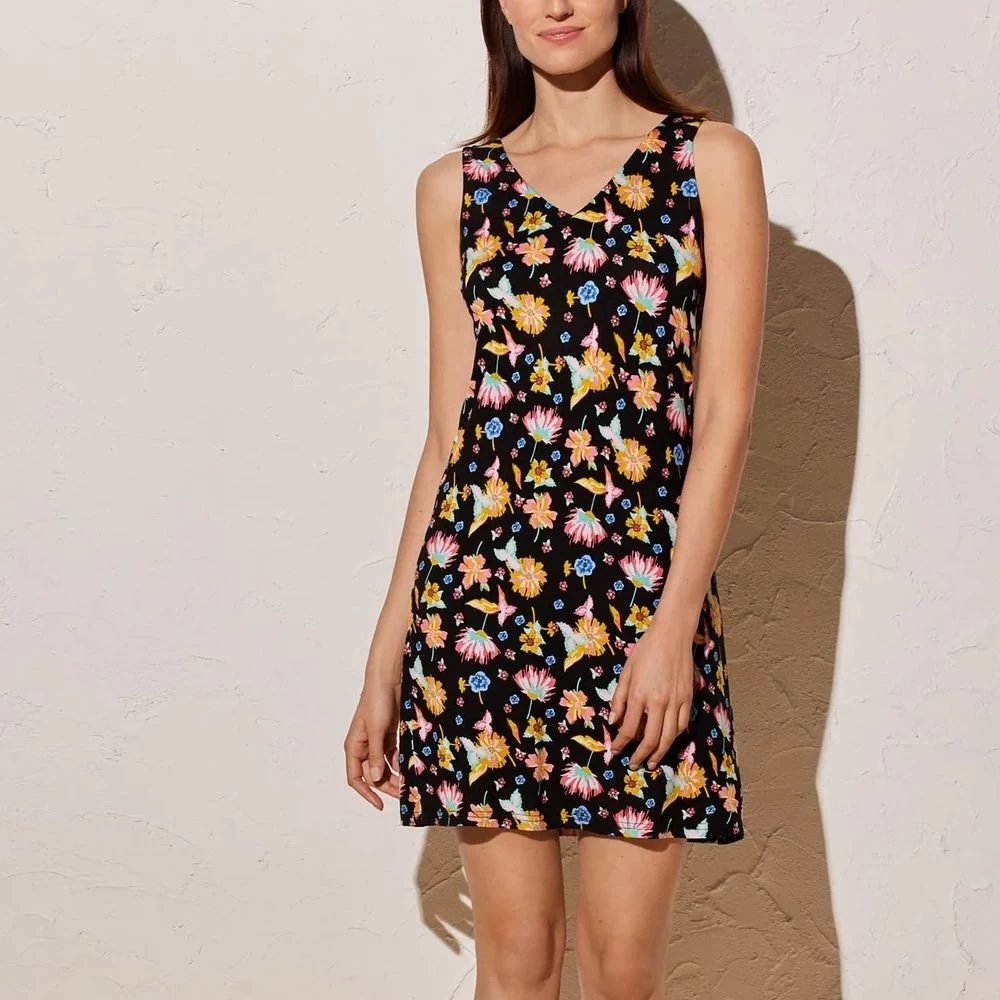 Abito Spalla Larga 85928 Fantasia Floreale Donna Ysabel Mora 1 Abito Spalla Larga 85928 Fantasia Floreale Donna Ysabel Mora