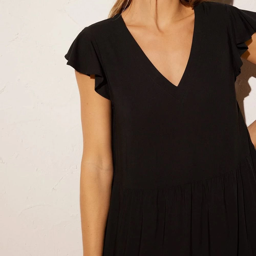 Abito Tinta Unita Manica Ad Aletta 85943 Donna Ysabel Mora 3 Abito Tinta Unita Manica Ad Aletta 85943 Donna Ysabel Mora - immagine 3