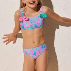 Costume Due Pezzi Fantasia Cactus 95036 Bambina Ysabel Mora